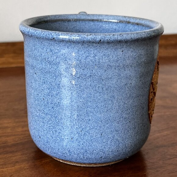 Clay Pen Pottery Ouray Colorado Coffee Mug Cup Blue Stoneware Hand-Thrown USA - Picture 4 of 11